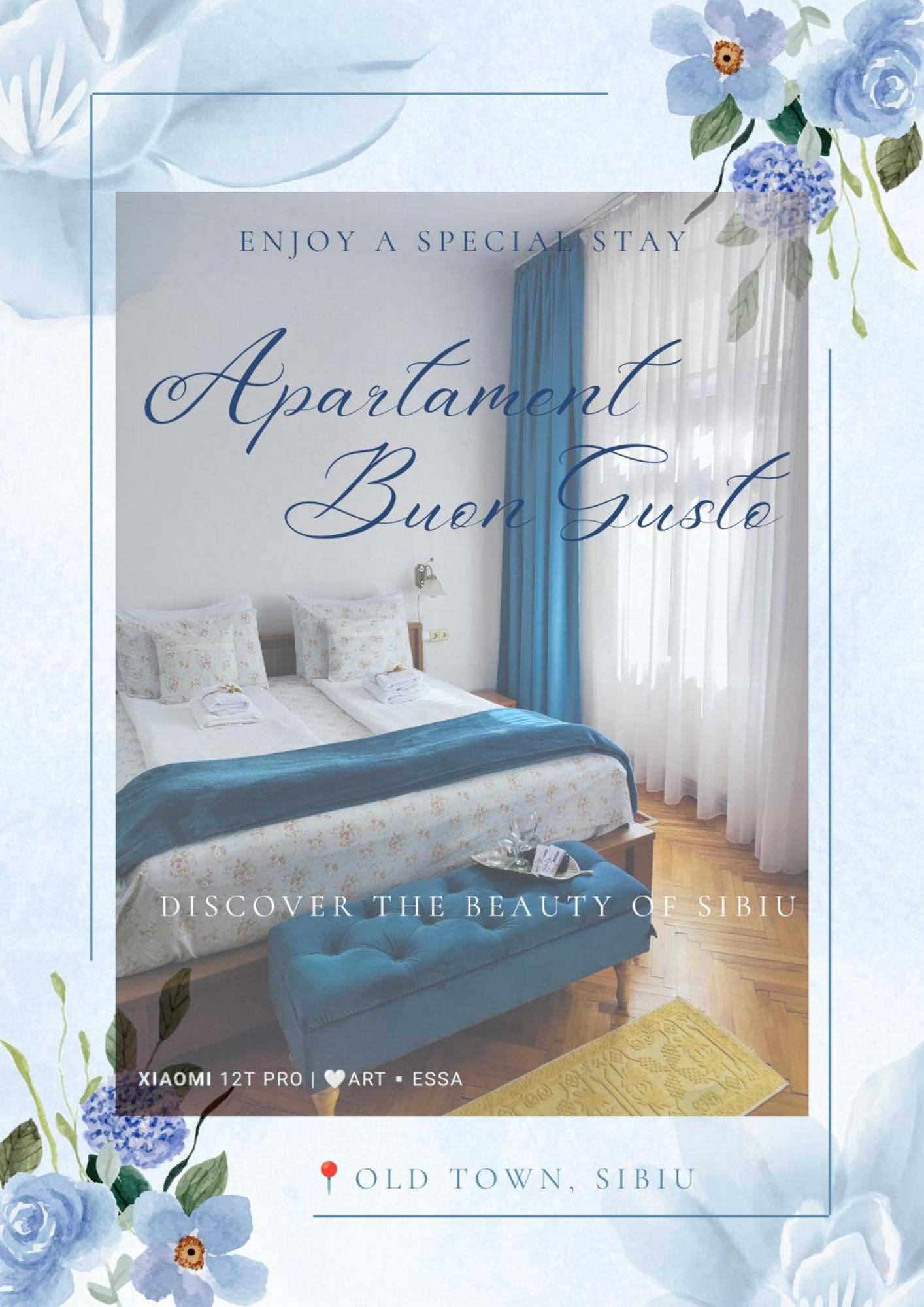 Apartament Buon Gusto,Near Main Square And Liar Bridge,Historical Side Of City Center Sibiu Eksteriør bilde